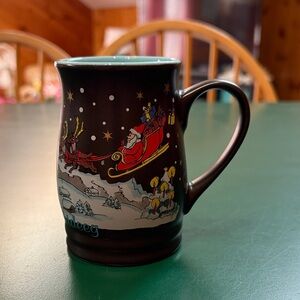 Mohaba GmbH & Co. Kugener Santa Sleigh Black Ceramic Mug